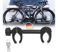 FINEW Support de cadre de 32 cm pour porte-vélos, attelage de remorque, universel, verrouillable, support de cadre pour tube en U : Ø 2,5-3 cm - Fixation puissante (breveté)