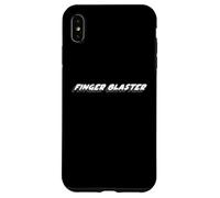 Finger Blaster | Un Passe-Temps International Coque pour iPhone XS Max