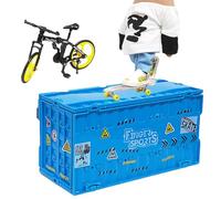 Finger Board Skate Park Kit d'entraînement en ABS pour améliorer la coordination des doigts et les compétences de patinage pour l'entraînement des et jouer en famille à la maison