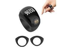 Finger Counter Ring - Wireless Digital Counting Device, Adjustable Wearable Click Tracker with LED Screen, 1 Touch Step and Activity Monitor for Hiking Running Fitness, Smart Fitness Accessory