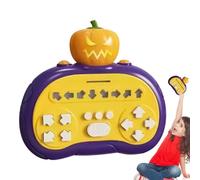 Finger Dance Game Machine, Handheld Electronic Rhythm Game with Light Music, ABS Fast Press Consoles Puzzle, Stress Educational Toys for Kids, and Girls, 5x4.33x1.57 inches