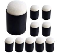 Finger Daubers - ABS - Kit de bricolage - Outils de peinture pour - Lot de 10 éponges artistiques pour protéger le bout des doigts, la fabrication de cartes, le dessin, la peinture, les