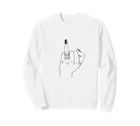 Finger Engagement Ring, Wedding Honeymoon Bachelorette Bride Sweatshirt