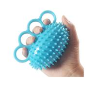 Finger Grip Ball, Hand Strengthener, Four Finger Exercise Ball and Hand Exerciser for Strength, Therapy Ball for Cramps and Recovery