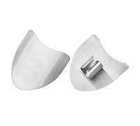 Finger Guard Protector, Non Slip Stainless Steel Set, 2.56x2.44 Inches Tool with Safe Grip, Durable Thumb Saver Accessory, Cooking Aid with Practical Design, Kitchen Safety for Slicing Dicing