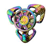 Finger Hand Spinner Desk Fidget Toy - 2 inch Alloy Stress Reliever | Alloy Compact Design - Lightweight Sensory Focus Spinner for Office School Travel and Home Relaxation Use.