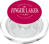 Finger Lakes New York Modern - Finger Lakes NY PopSockets PopGrip pour MagSafe