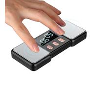 Finger Massager Machine, Mini EMS Device, Microcurrent Tool, Rechargeable Low Frequency Pulse, Hand Design, Compact Size, Pain Support, Perfect for Home, Office, 86x38x12 mm