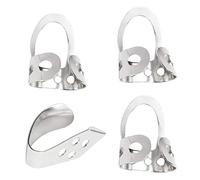 Finger Picks 4 Pack Argent Guitare et Banjo Taille Réglable
