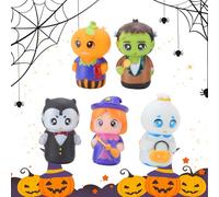 Finger Puppets - Cute Interactive Finger Puppet Set, 5 Piece Toys, Spooky Mini Characters, Fun Party and Classroom Activity, Educational Play | for Party School Home Chil