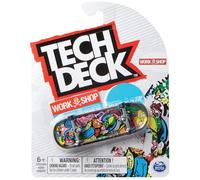 Tech Deck Finger Skate Pack 1 96 mm à personnaliser avec autocollants – Modèle aléatoire – 6 ans et +