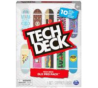 FINGER SKATE - TECH DECK - PACK 10 FINGER SKATES - Coffret De 10 Authentiques Finger Skates A Collectionner - 6061099 - Jouet Enfant 6 Ans et +