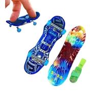 Finger Skateboard - Ensemble de Touche Professionnel, Mini Skateboard pour l'entraînement des Cascades | Matériau de Haute qualité avec poignée antidérapante permettant des Tours précis pour