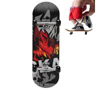 Finger skateboard - mini skateboards pour doigts | finger skateboard en bois d’érable 5 plis avec roues à roulements et trucks en Aļliage, mini planche de skate pour figures, coordination et décoratio
