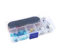 Finger Skateboard - Wear-Resistant Mini | Skateboard With Alloy &ABS Build | Realistic Fingerboard Toy For Kids ,Teens | Perfect Fidget Fun, Classrooms, Playrooms, Parties, Indoor Outdoor Play