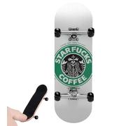 Finger-Skateboards - Mini jouet interactif pour mouvements du bout des doigts - Kit d'entraînement pour skateboard créatif pour skateboard Park Creation, enfants, adolescents