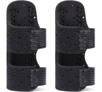 Finger Splint Adjustable Finger Brace Support Sleeve Protector Prevent Finger Injuries During Sports,Finger Injuries,Joint Pain (Black)