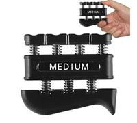 Finger Strength Exercise Trainer - Tendon Puller, 2 Piece Pinch Expander for Joint Health, Dexterity Device with Rubber Pads, Healthcare, Motion Gear for Pianists, Seniors and Clinics Restorative