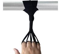 Finger Strengthener - 4 Finger Grip Trainer With Adjustable Resistance, Enhanced Forearm Power for Climbing And Sports Training, Hand Exerciser for Gym Athletes, Silicone Material Black