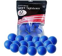 FINGER TEN Lot de 12 balles d'entraînement de golf élastiques en mousse souple pour la maison, le bureau, l'intérieur et l'extérieur (bleu)