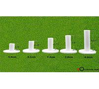 FINGER TEN Tees De Golf Caoutchouc Tee Femme Homme Conduite Gamme Valeur Lot De 5, Tapis De Dimensions DiffÉRentes Pratiquer Durable pour Hommes Femmes Enfants 5 Pack All 2.25"