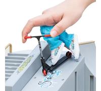 Finger Toys Ensemble De Trottinette À Doigts En Métal | Fingers Scooter Avec Pantalons, Chaussures Et Outils | Jouet Interactif De Scooters À Doigts Détachables Pour Enfant, Adultes, Faveur