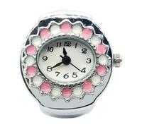 Finger Watch Prom - Ring Watch Finger Watchh - Vintage Style Lightweight Fingers Watches for Ladies - Adjustable Elegant Clock Jewelry with Accurate Timekeeping for Friends, Colleagues, giftss, Pink