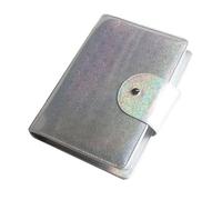 FingerAngel Lot de 50 plaques de stamping pour nail art 6 x 12 cm et 9,5 x 14,5 cm (argent laser)