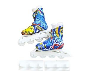 Fingerboard Mini Skateboard Shoes - Wheel Sneakers Toy, Desktop Performance Foot Props, Colorful Finger Glide Equipment | Lightweight Portable Action Play Item With Smooth Rolling Design For Kid