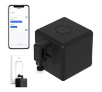 Fingerbot Plus Interrupteur intelligent, bouton intelligent Zigbee avec commande tactile, bras mécaniques Tuya Smart Life pour Alexa Google Home, Finger Bot pour tous les interrupteurs(noir)