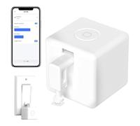 Fingerbot Plus Interrupteur intelligent, bouton intelligent Zigbee avec commande tactile, bras mécaniques Tuya Smart Life pour Alexa Google Home, Finger Bot pour tous les interrupteurs(blanc)