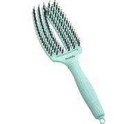 Fingerbrush Care Iconic-Medium-Mint-Detangling Brush with Boar Bristles & Nylon for Healthy and Shiny Hair