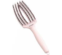 Fingerbrush Care Iconic-Medium-Pastel Pink-Detangles and made of boar bristles and nylon for ultimate shine and gentle styling