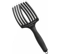 Fingerbrush Care Iconic - Taille Large - Noir - Brosse à Cheveux en Poils de Nylon pour un Démêlage Doux & des Cheveux Sains