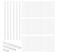 FINGERINSPIRE 120 Pièces Bâtonnets de Gâteau en Acrylique Transparent 20cm de Long Tiges de Support Transparentes pour Décoration de Gâteau et Présentation de Dessert Supports Invisibles