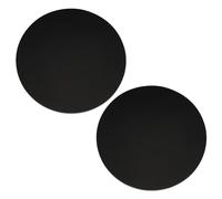 FINGERINSPIRE 2Pcs Base de Présentation de Modèle 15x15cm Ronde Noire Énorme Base de Figurine Circulaire Acrylique Grand Support de Figurines Plate Ronde pour Figurine Collection Wargaming Boardgaming