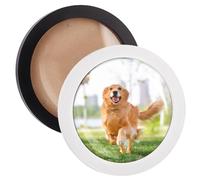 FINGERINSPIRE 2Pcs Cadre Photo Rond en Bois de 20.6 cm Blanc Noir à Suspendre Au Mur, Cadre Photo Élégant, Cadre D'Affichage pour la Maison, Le Bureau, la Galerie, la Décoration Murale de Mariage