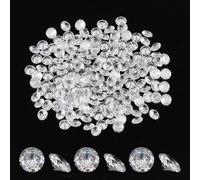 FINGERINSPIRE 440 Pcs 4mm Pierre de Zircone Cubique Ronde Pierres de Diamant Cz en Vrac de Qualité A Minuscules Cabochons de Strass Facettes Cristal Diamant Gems pour Bague Boucle Oreille Bijoux DIY