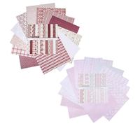 FINGERINSPIRE 48 Feuilles Papier pour Scrapbooking 305x305mm Papier à Motif Impression Recto-Verso 2 Styles Carton Décoratif Fleuri pour Décopatch DIY Création Cartes Album Photo Mariage Décor Maison
