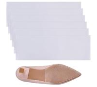 FINGERINSPIRE 6PCS Protège-Semelles Blancs 10x30cm Autocollants Anti-Dérapants Patins en Silicone Protège-Semelles Étiquettes pour Chaussures Protège-Talons Haute Protection Durable pour Talons Haute