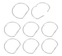 FINGERINSPIRE 8Pcs Anneau de Reliure en Forme de D de 10cm pour Ranger les Clés les Feuilles Mobiles les Classeurs les Livres de Bureau les Grands Anneaux pour Fiches les Anneaux en Métal pour Fiches