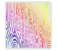 FINGERINSPIRE Gabarit de pochoir à grain de bois 30x30cm - Pochoirs en plastique pour grain de bois - Dessin et peinture - Pochoirs carrés réutilisables pour peinture sur bois, sol, mur et carrelage