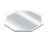 FINGERINSPIRE Miroir octogonal en verre biseauté de 3 mm - Panneaux de miroir octogonal pour décoration murale moderne, affichage d'objets de collection