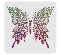 FINGERINSPIRE Papillon Pochoirs Décoration Murale Modèle 30x30cm en Plastique Papillon Dessin Peinture Pochoirs Modèles Ensembles pour Peinture sur Murs Meubles Artisanat