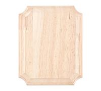FINGERINSPIRE Plaque en Bois Inachevé 15.3x12.2x1.7cm Rectangle Panneaux en Bois Artisanat en Bois Naturel pour Peinture Sculpture Planches de Bois Brûlants pour Décoration D'Intérieur
