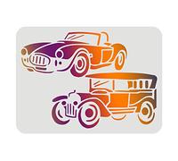 FINGERINSPIRE Pochoir de voiture de 29,7 x 21,1 cm, pochoir réutilisable pour peinture sur bois, tissu, papier, mur