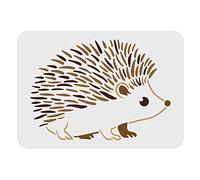 FINGERINSPIRE Pochoir réutilisable en forme de porc-épic - 29,7 x 21,1 cm - Pochoir pour peinture sur mur, sol, meubles, bois et papier
