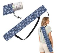 FINGERINSPIRE Sac De Transport pour Tapis Mahjong 91cm De Long avec Sangle Réglable Sac Porte-Tapis Imprimé À Cordon en Toile Support De Tapis De Yoga pour Jeux De Société, Trépied, Voyage, Extérieur
