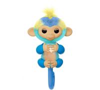 Fingerlings 2.0 Basic Monkey Blue Leo (3115) - Figurine Interactive À Accrocher Au Doigt
