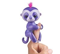 Fingerlings Marge 3752 Jouet interactif Paresseux Violet réagit aux Sons, aux mouvements et au Toucher